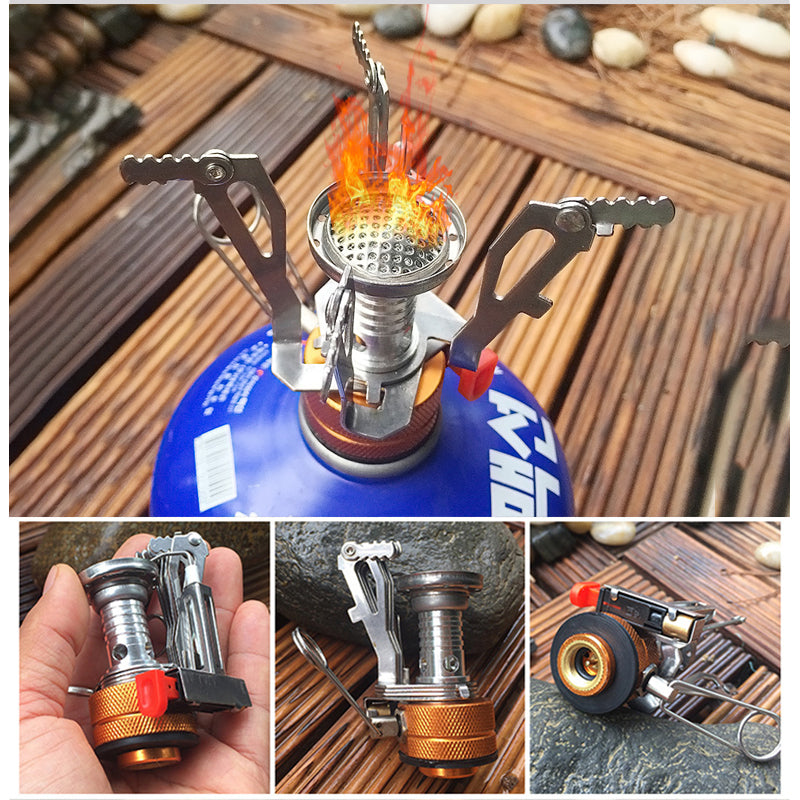 Mini Foldable Outdoor Camping Gas Stove - Image 3