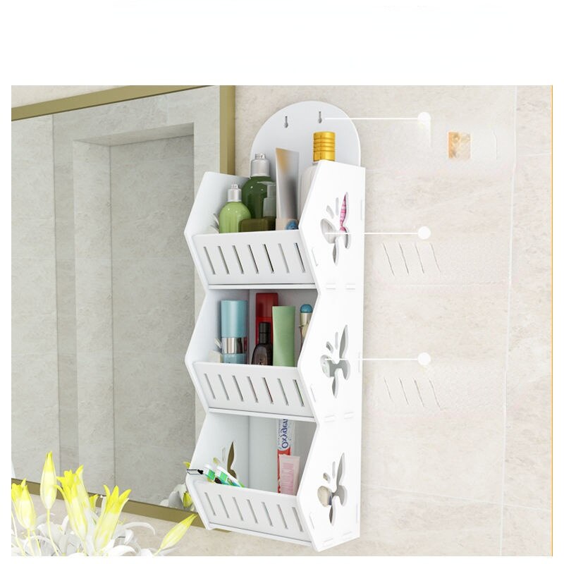 Wall Mounted No-Drill Shelf Storage Organizer - Image 5