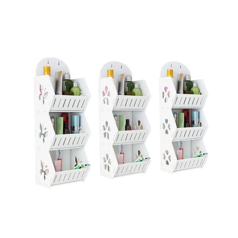Wall Mounted No-Drill Shelf Storage Organizer - Image 4