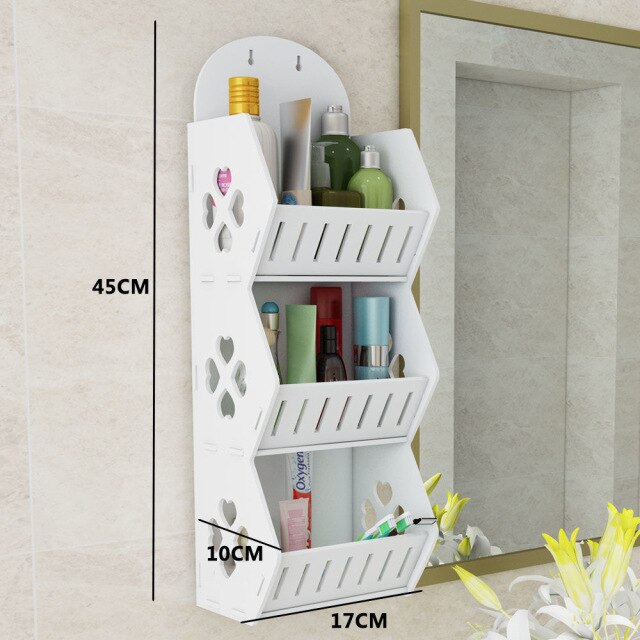 Wall Mounted No-Drill Shelf Storage Organizer - Image 9