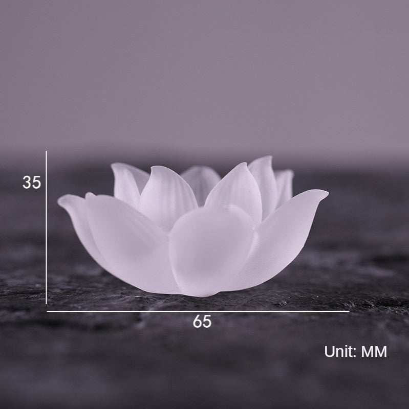 Aromatherapy Colored Glaze Lotus Incense Burner - Image 4