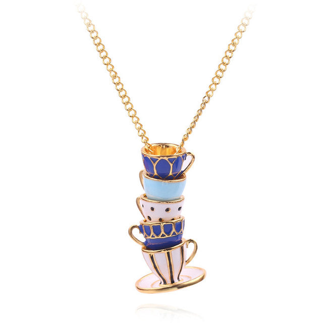 Creative Teacup Necklace - Image 7