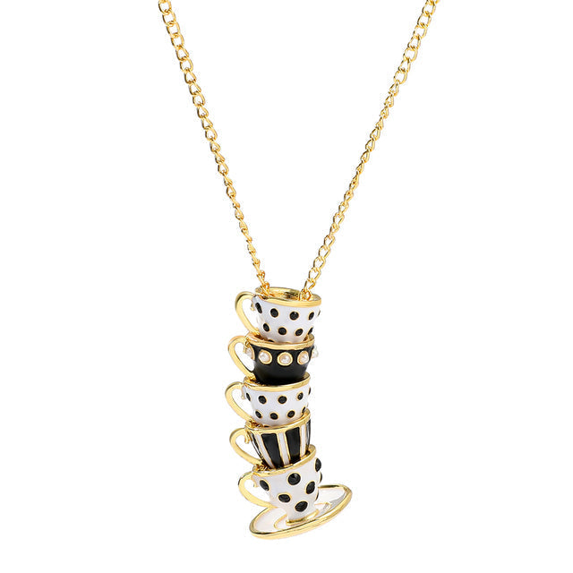 Creative Teacup Necklace - Image 5
