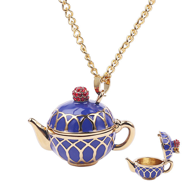 Creative Teacup Necklace - Image 6