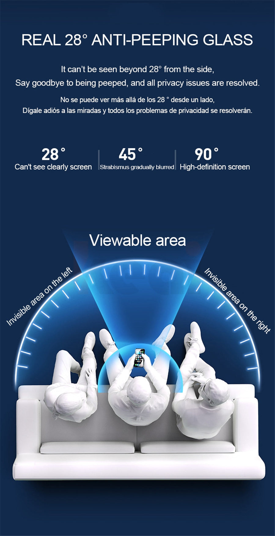 Anti-Spy Privacy Film Screen Protector - Image 6