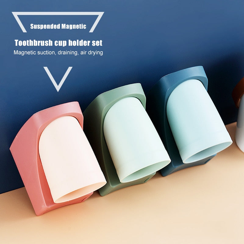 Magnetic Bathroom Toothbrush Holder - Image 3