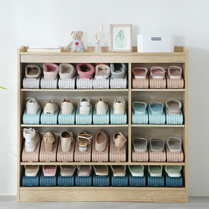 Non-slip Space Saving Adjustable Shoe Organizer - Image 4