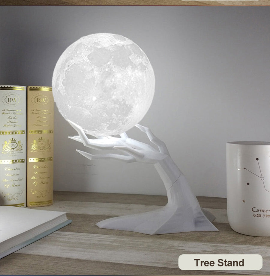 Ultrasonic Moon Creative Air Humidifier Led Lamp - Image 2
