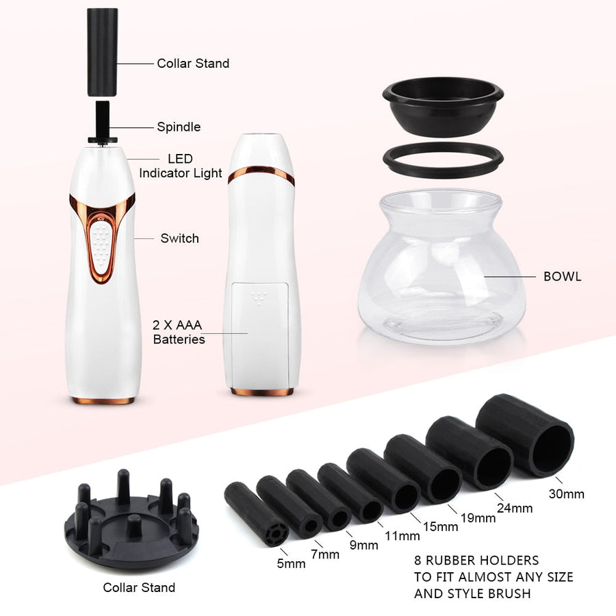 Portable Quick Makeup Brush Cleaner Dryer - Image 5