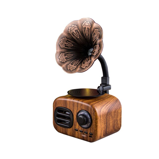 Retro Phonograph Bluetooth Radio Speaker - Image 8