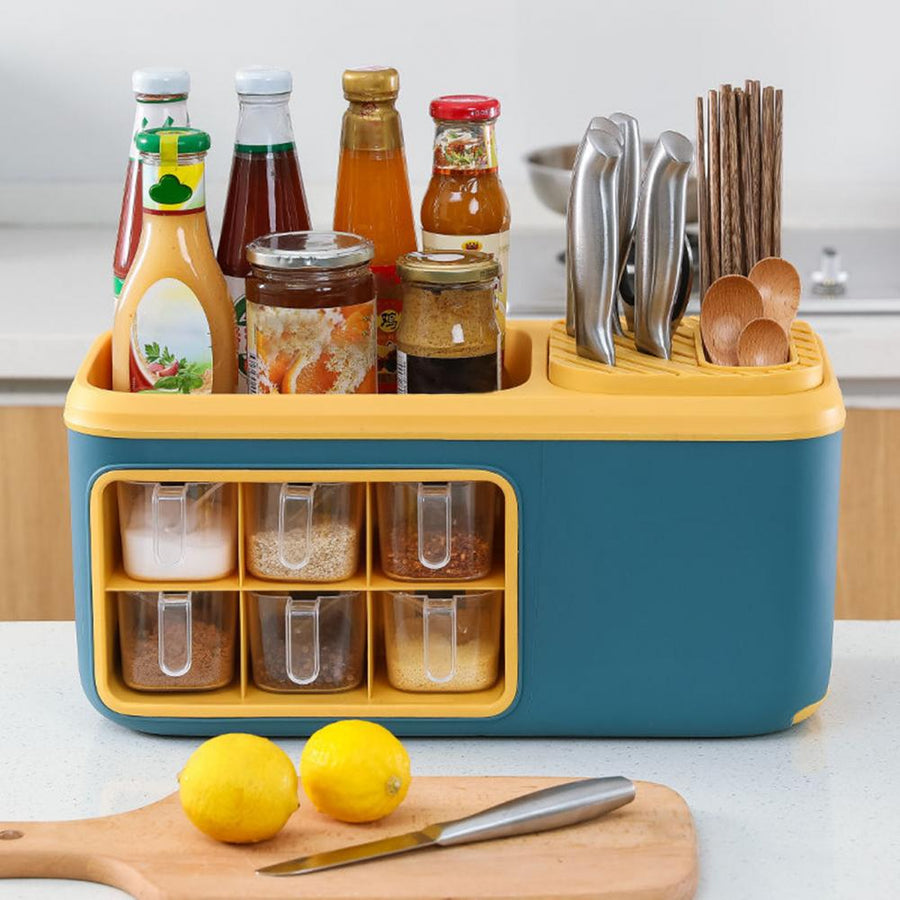 Multifunctional Kitchen Seasoning Holder Storage Organizer - Image 4
