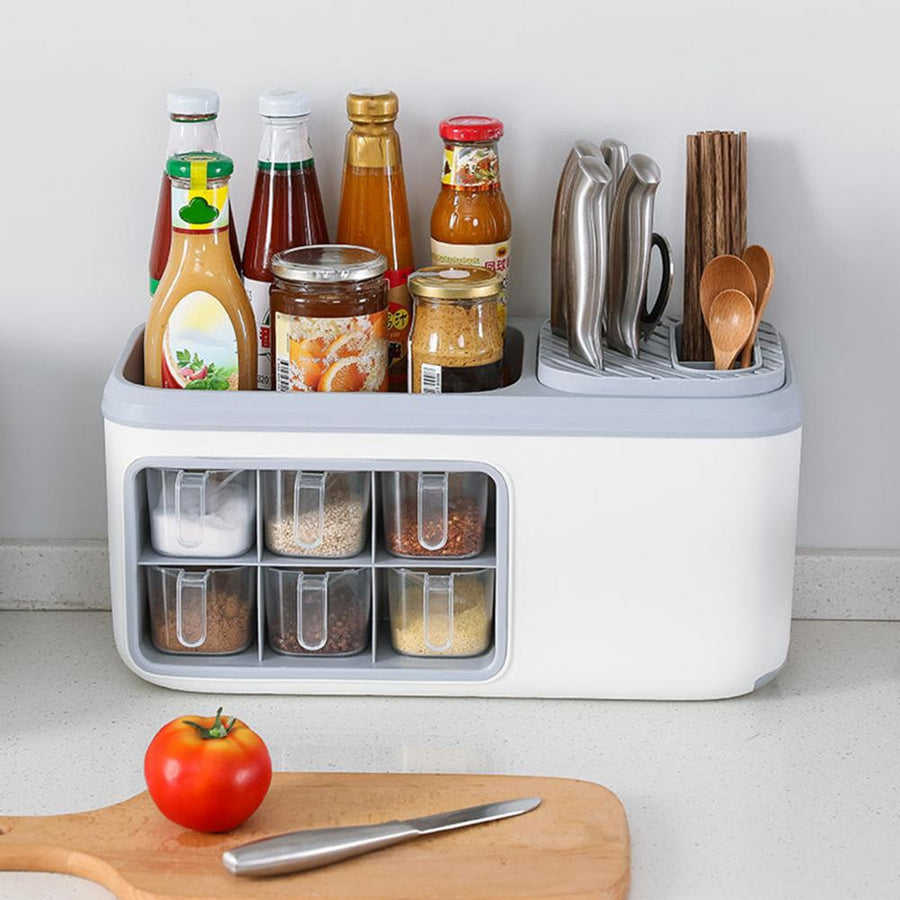 Multifunctional Kitchen Seasoning Holder Storage Organizer - Image 5