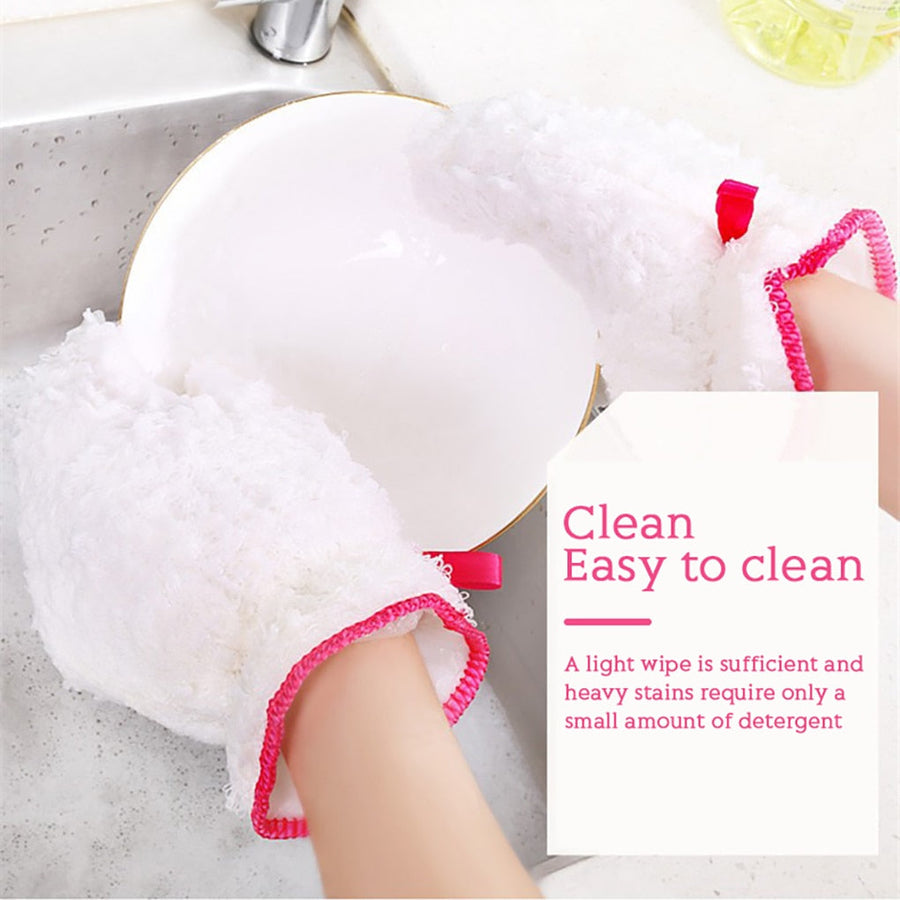 Reusable Waterproof Fiber Dishwashing Gloves - Image 7