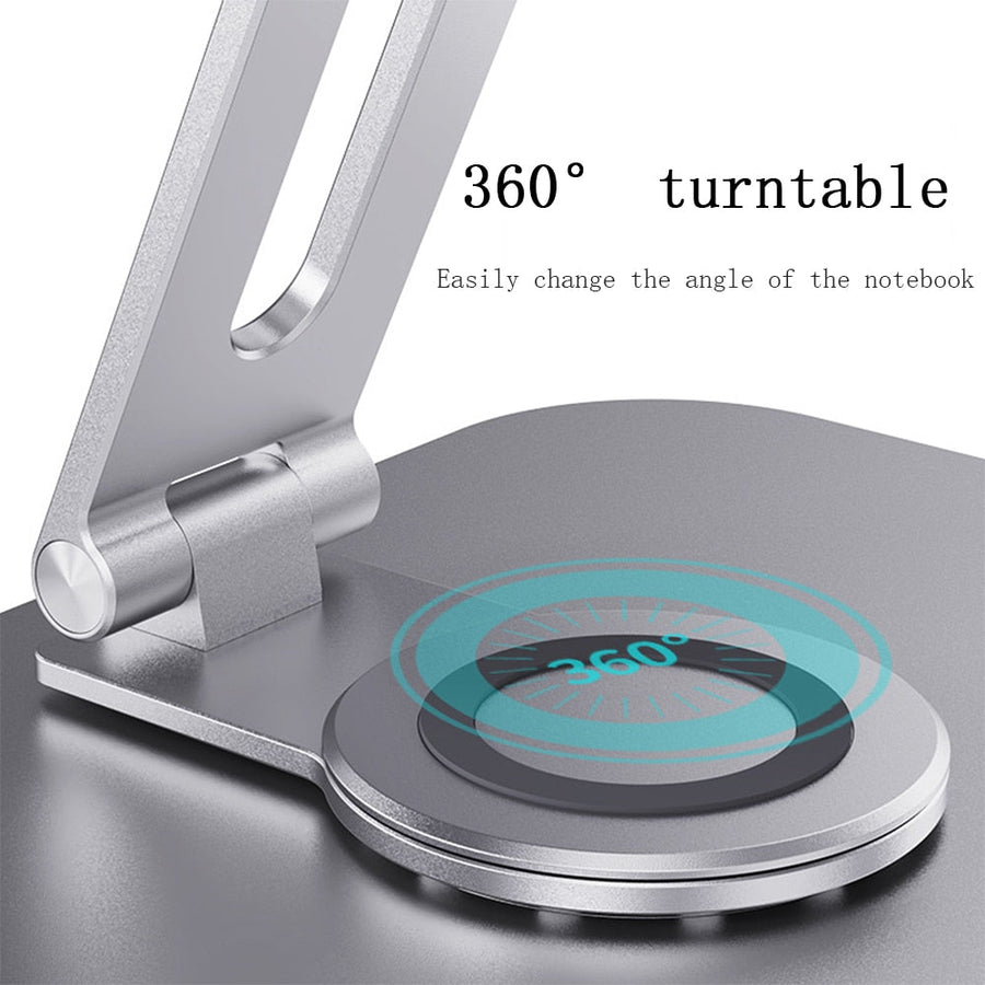 360 Rotating Ergonomic Laptop Holder Riser - Image 7