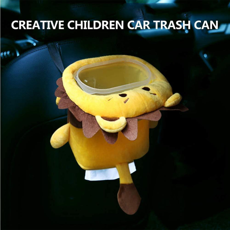 Animal Shape Kids Car Trash Can - Image 1