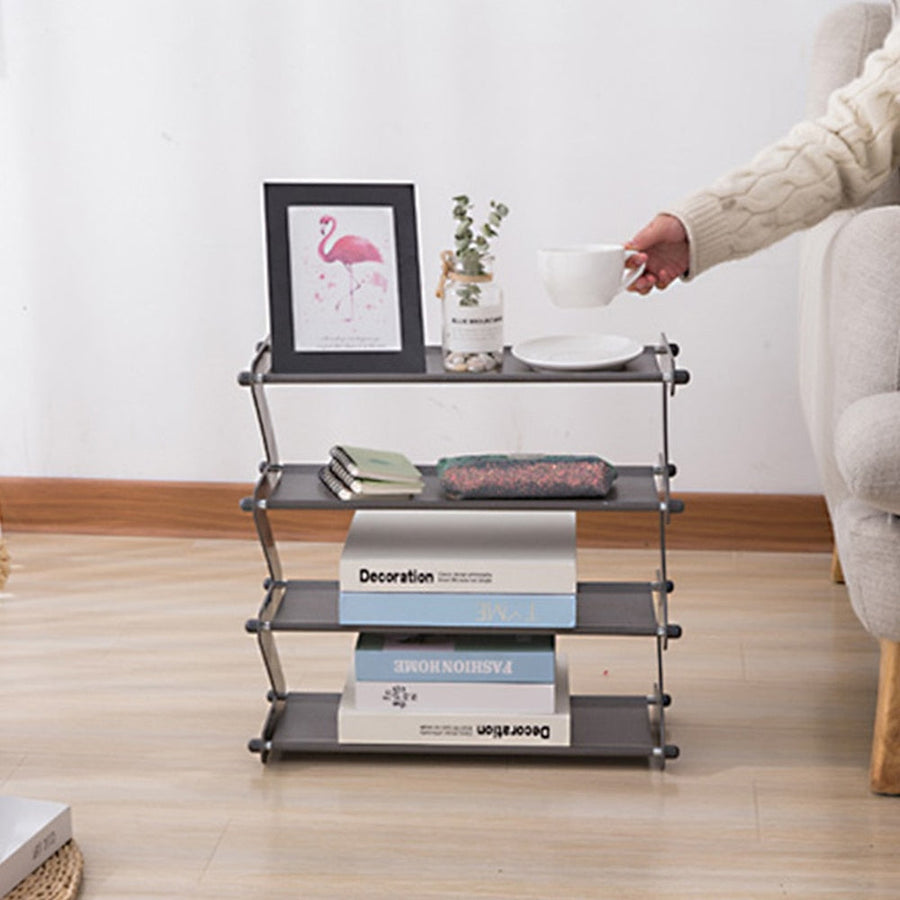 Minimal Z Adjustable Table Organizer and Shoe Rack - Image 2