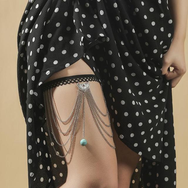 Bohemian Style Women Beach Body Leg Chain - Image 5