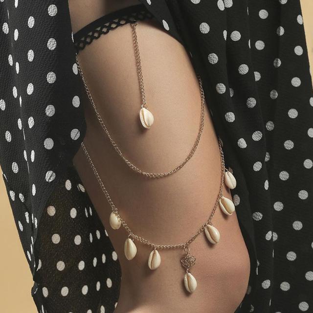 Bohemian Style Women Beach Body Leg Chain - Image 0