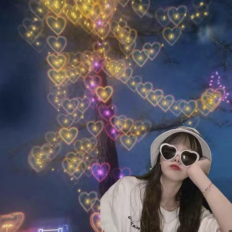 Heart Special Light Effect Party Glasses - Image 1