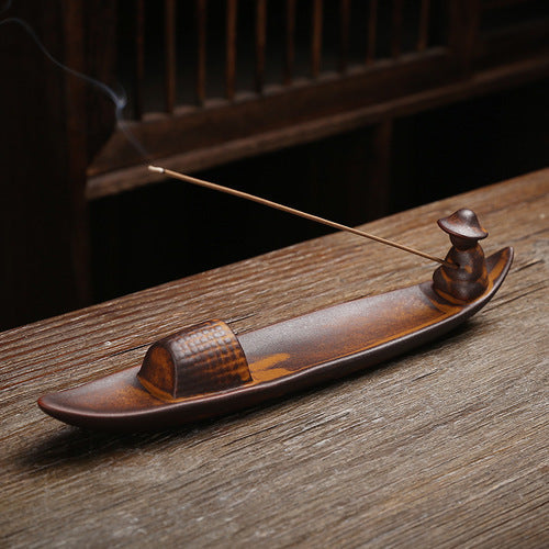 Wooden Zen Incense Holder - Image 0