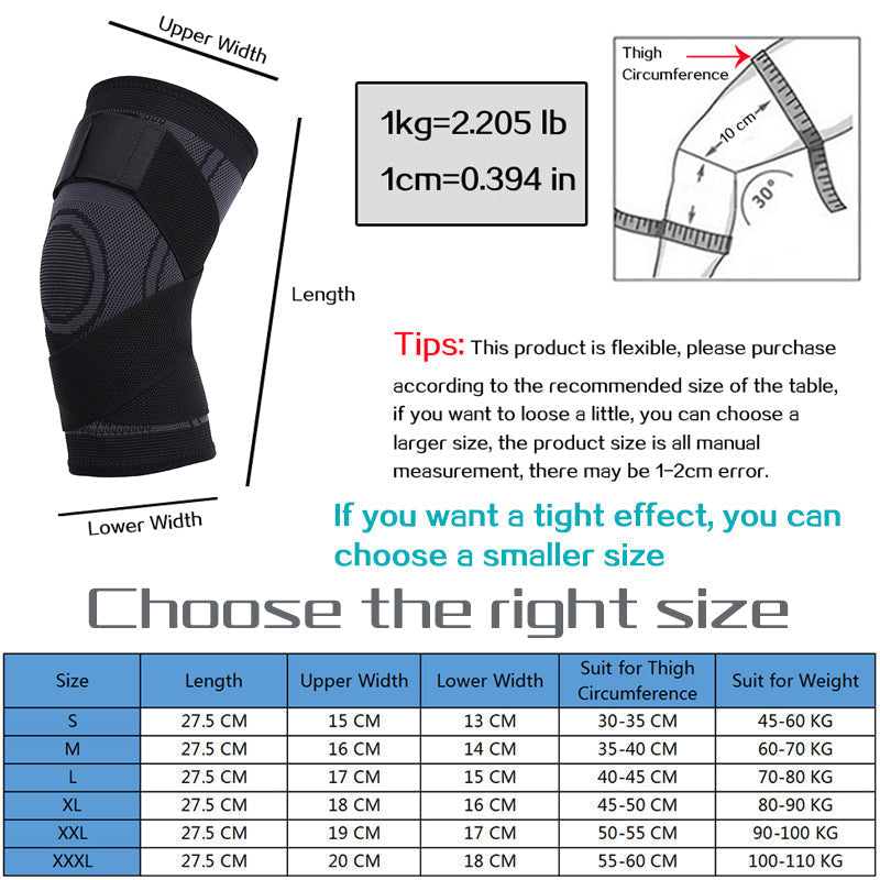 Adjustable Fitness Knee Joints Protector Pad - Image 5