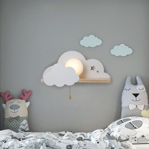 Nordic Kids Cloud Sky LED Wall Lamp - Image 0
