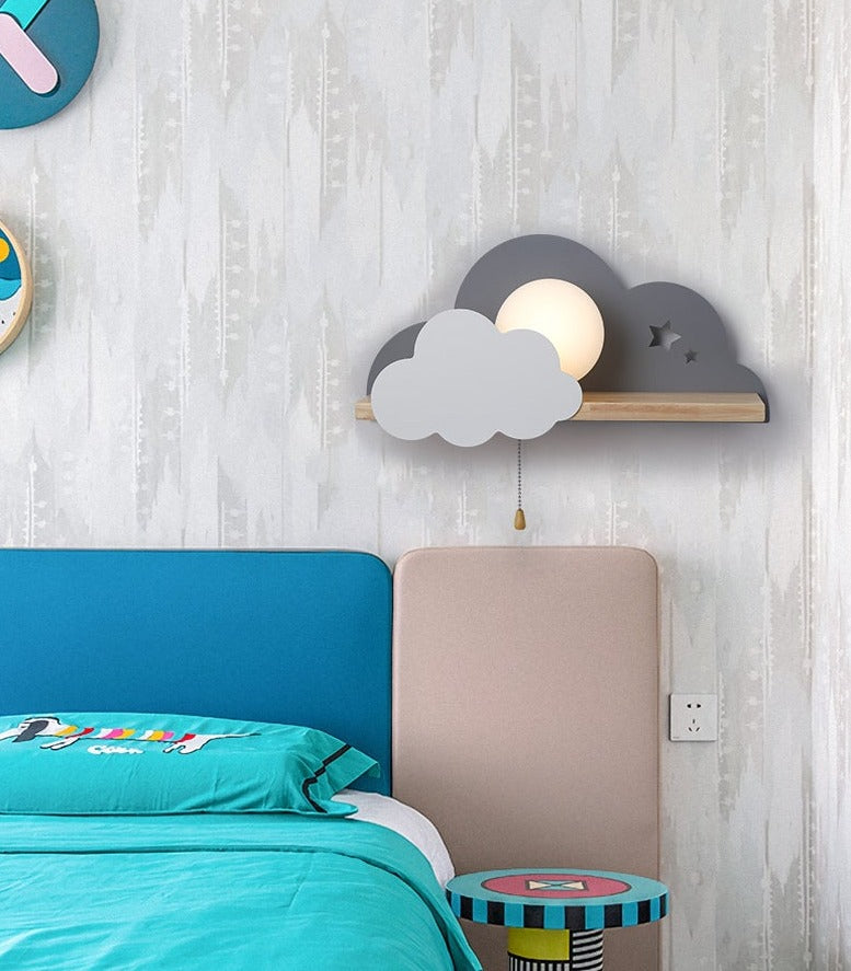 Nordic Kids Cloud Sky LED Wall Lamp - Image 2