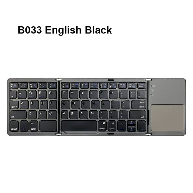 Universal Mini Foldable Wireless Keyboard with Touchpad - Image 13