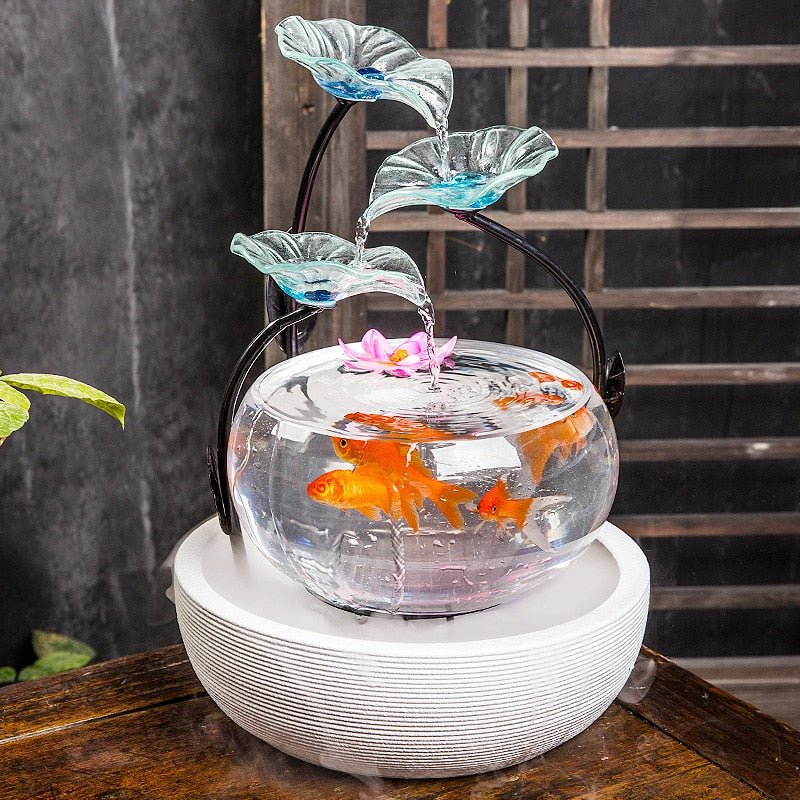Ceramic Fountain Creative Fish Tank - Image 4