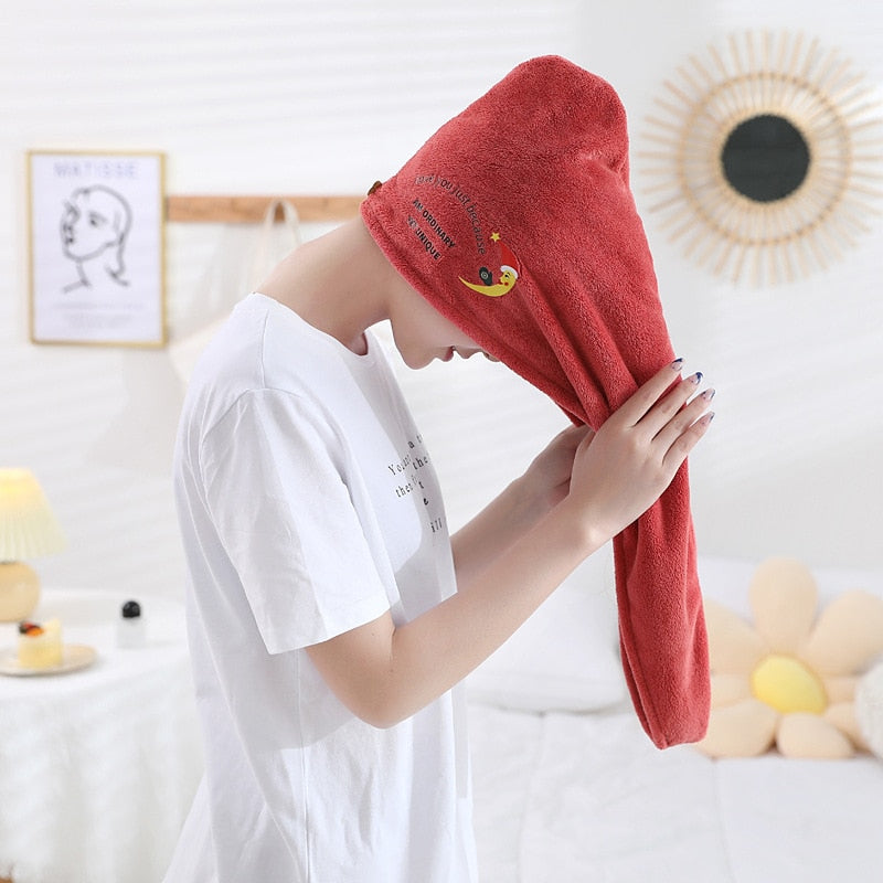 Magic Quick Women Hair Drying Towel - Image 0