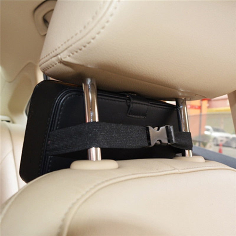 Luxury Leather Hanging Car Tissue Box - Image 6