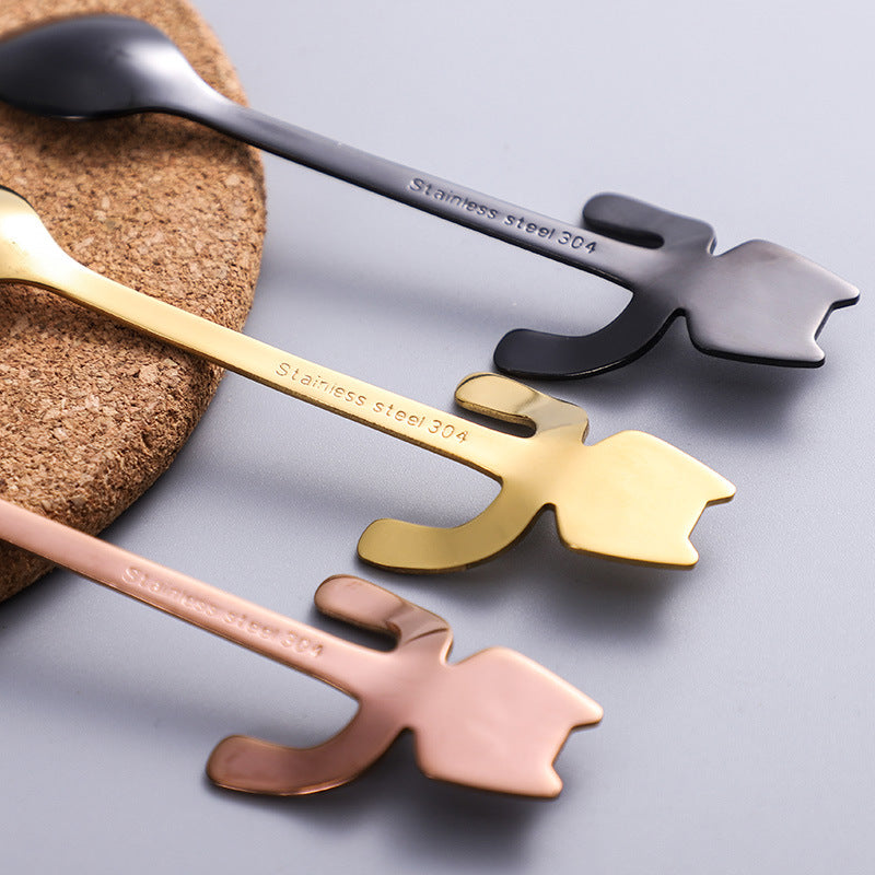 Cute Cat Long Handle Tea Spoon - Image 7