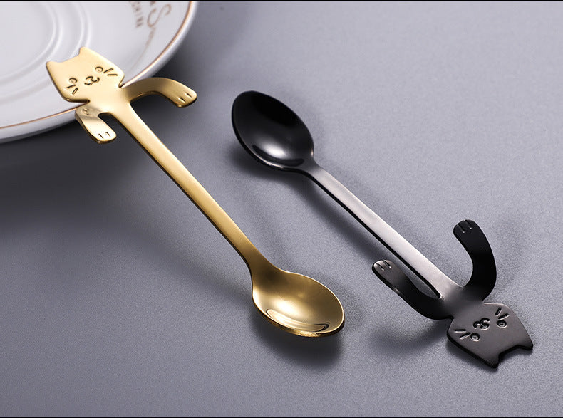 Cute Cat Long Handle Tea Spoon - Image 5