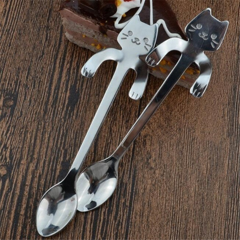 Cute Cat Long Handle Tea Spoon - Image 4