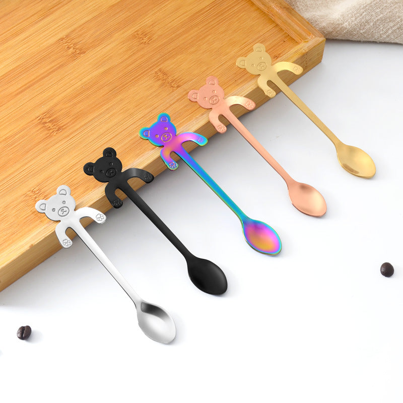 Cute Cat Long Handle Tea Spoon - Image 1