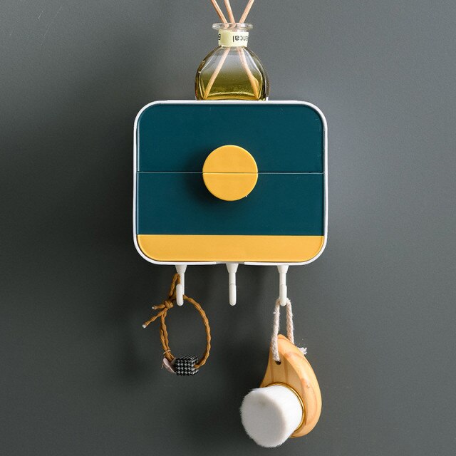 Drill-Free Wall Mounted Soap Box Container - Image 3