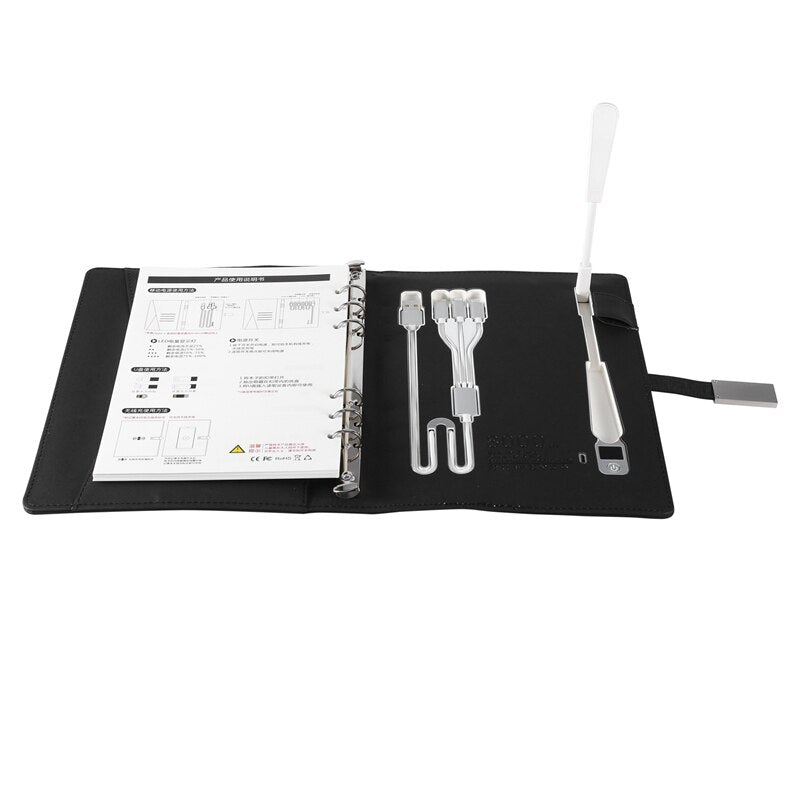 Business Class Power Bank Light Charging Notebook - Image 5