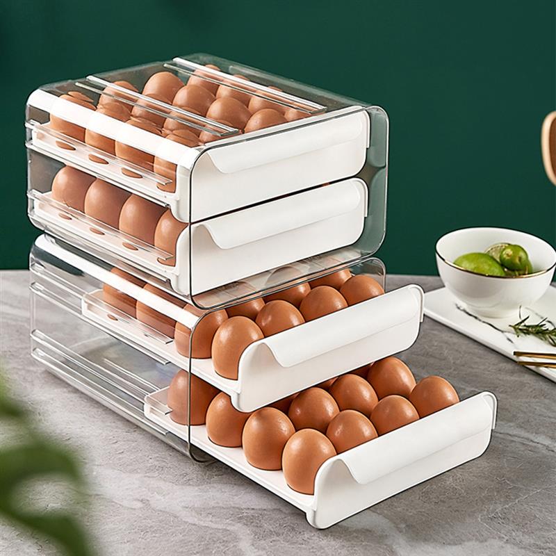 Smart Large Capacity Stackable Egg Storage Box - Image 0