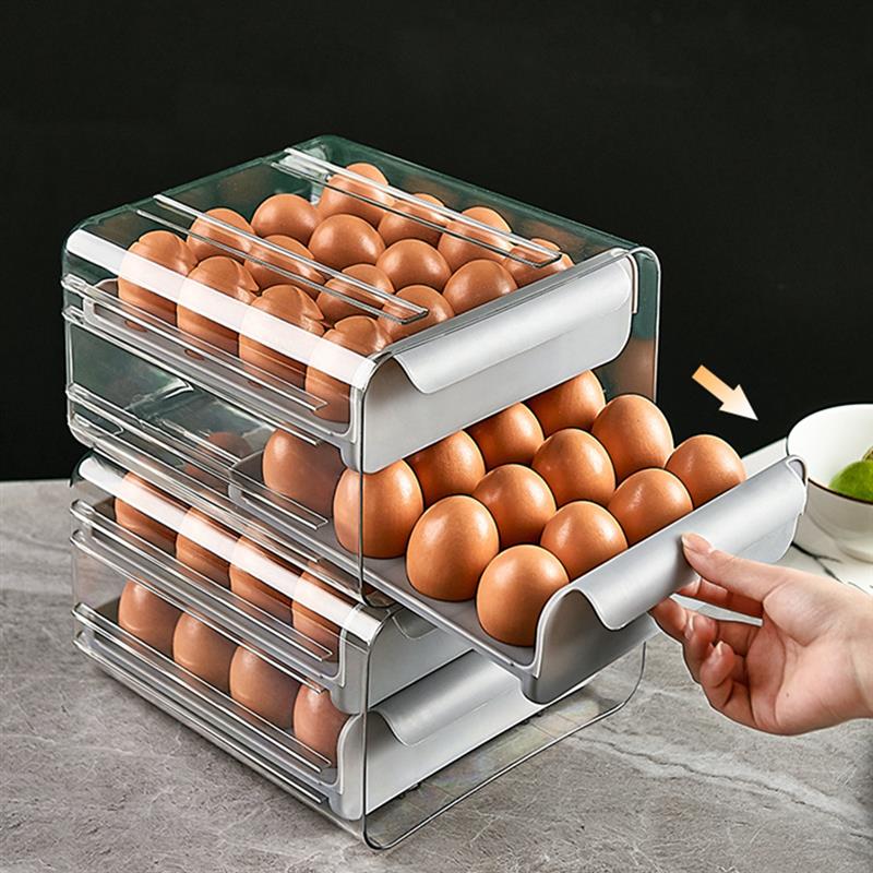 Smart Large Capacity Stackable Egg Storage Box - Image 1