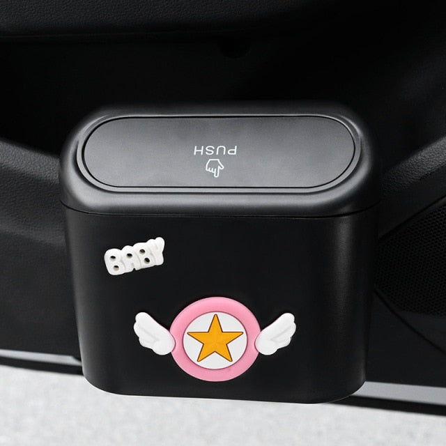 Cute Cartoon Car Door Trash Can - Image 15