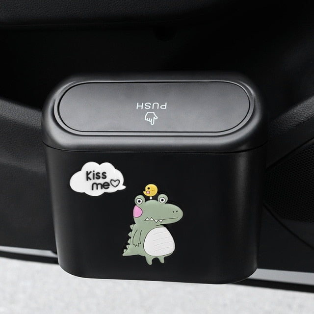 Cute Cartoon Car Door Trash Can - Image 11