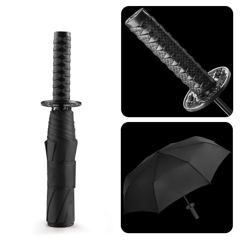 Japanese Katana Samurai Handle Umbrella - Image 1