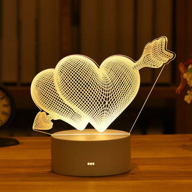 3D Creative Animals Bedside LED Night Lamp - Image 2