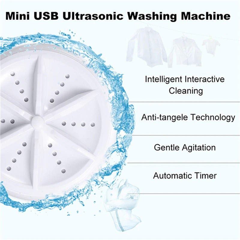 Mini UltraSonic Portable Washing Machine - Image 2