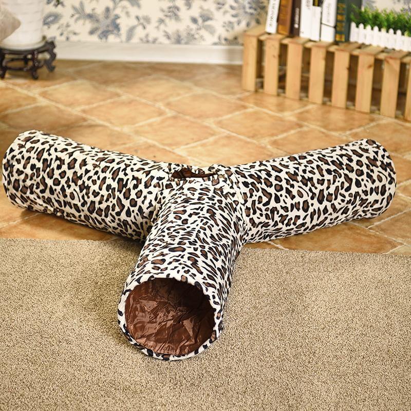3 Ways Cat Leopard Print Tunnel - Image 2