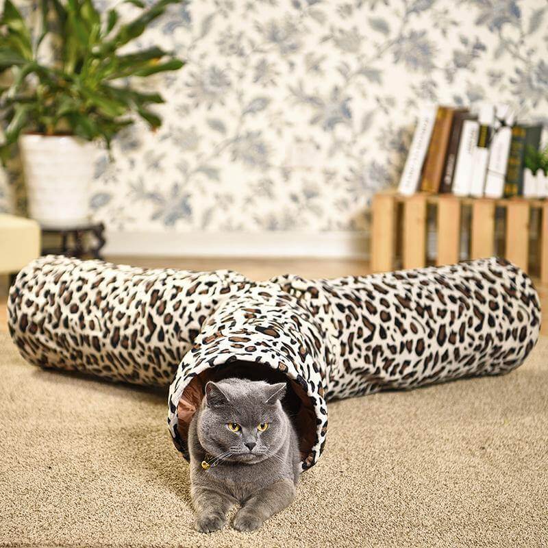 3 Ways Cat Leopard Print Tunnel - Image 0