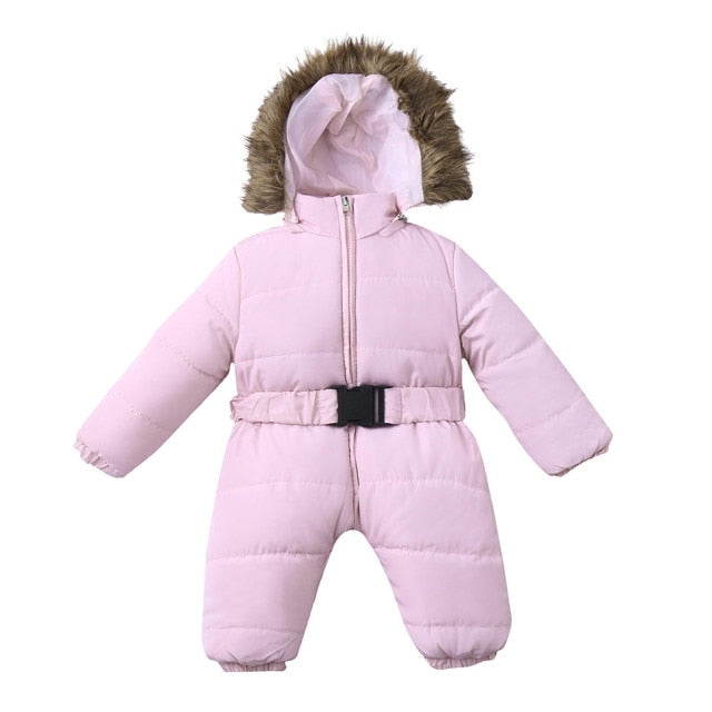 Warm Long Sleeve Hooded Baby Coat - Image 13