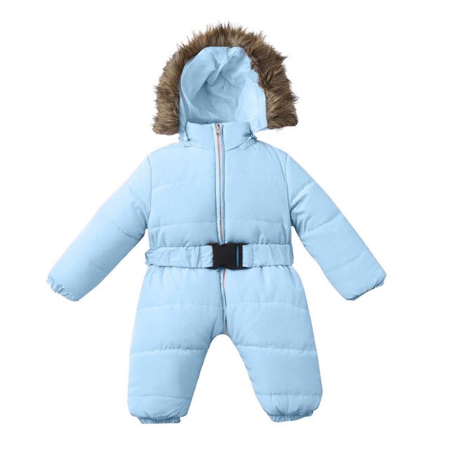 Warm Long Sleeve Hooded Baby Coat - Image 17