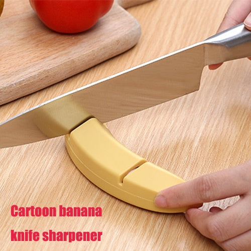 Banana Shape Creative Knife Sharpener Tool - Image 4