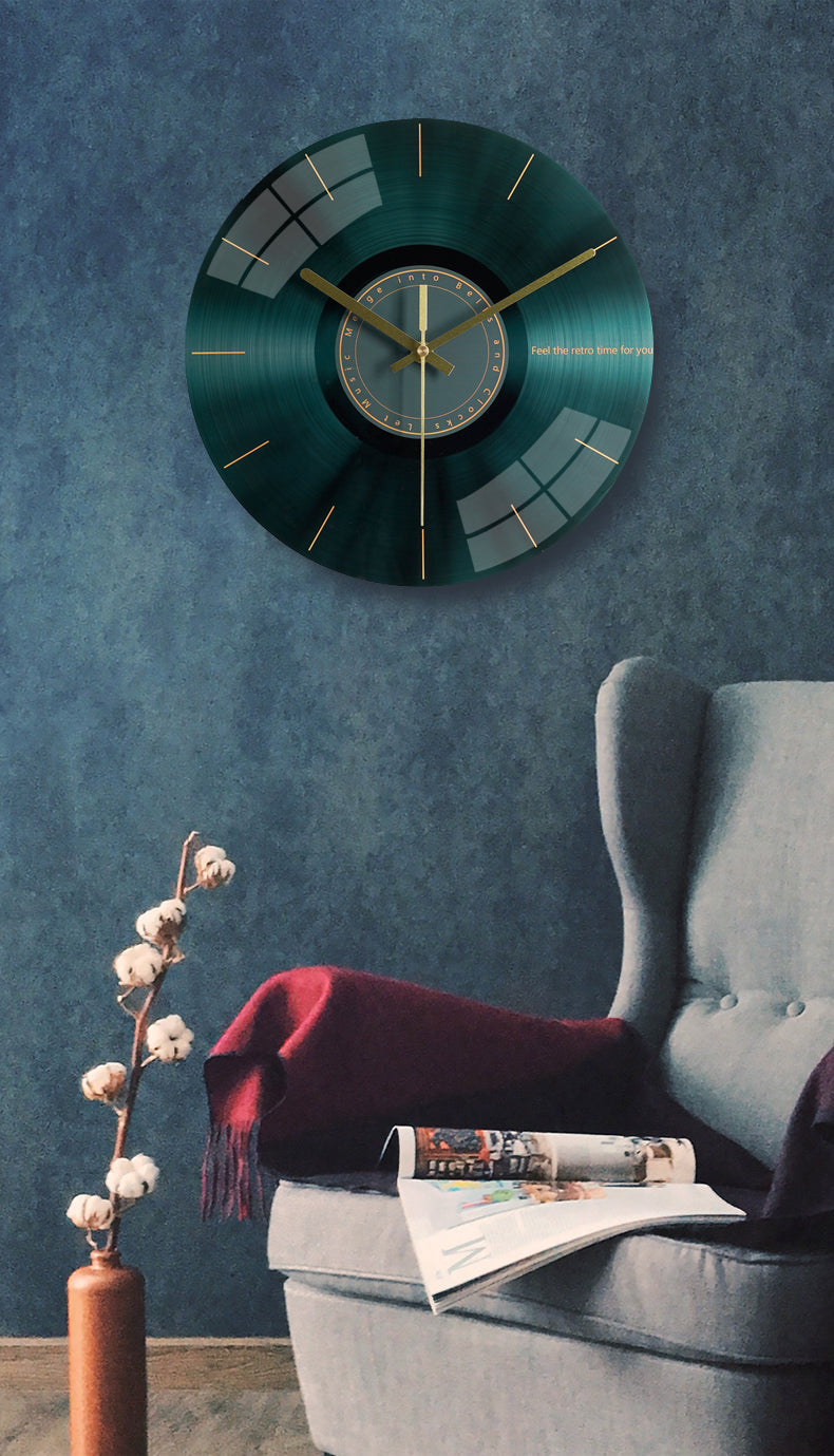 Luxury Nordic Universe Silent Wall Clock - Image 2